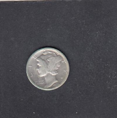 Beschrijving: 1 Dime MERCURY